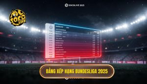 Bảng xếp hạng Bundesliga 2025