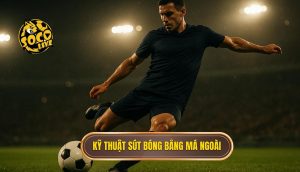 Kỹ thuật sút bóng bằng má ngoài