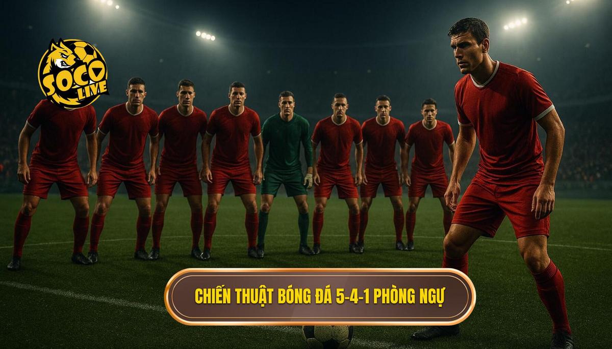 Nền tảng cấu trúc của Chiến thuật bóng đá 5-4-1 phòng ngự